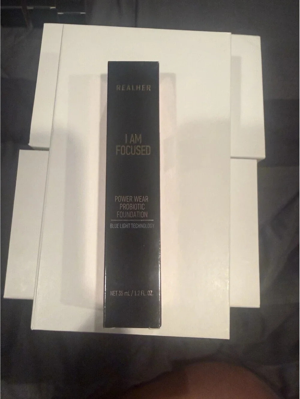 REALHER Power Wear Probiotic Foundation in I Am Focused (Fair Ivory)